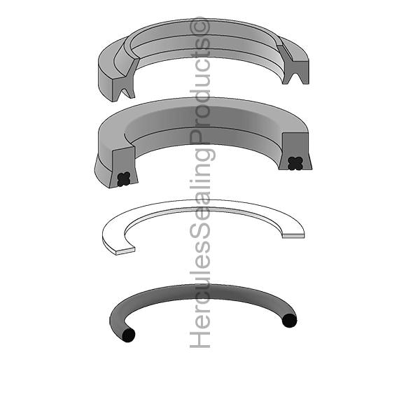 Miller - After Market Parts Hydraulic Cylinder Repair Kit- RK-I-U-1-1.750 H-RK510-175 - main
